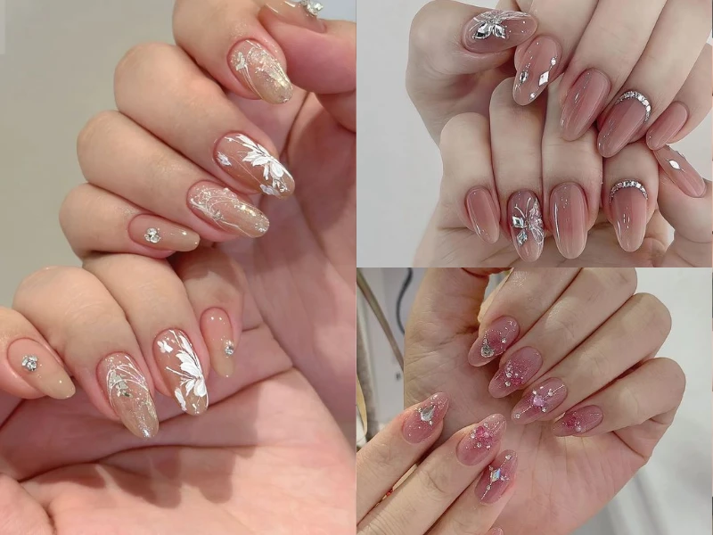 Top 30+ mẫu nail cô dâu tinh tế, thanh lịch giúp nàng nổi bật trong ngày đặc biệt