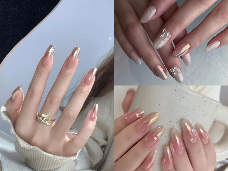 Top 30+ mẫu nail cô dâu tinh tế, thanh lịch giúp nàng nổi bật trong ngày đặc biệt