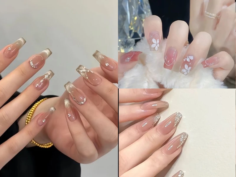 Top 30+ mẫu nail cô dâu tinh tế, thanh lịch giúp nàng nổi bật trong ngày đặc biệt