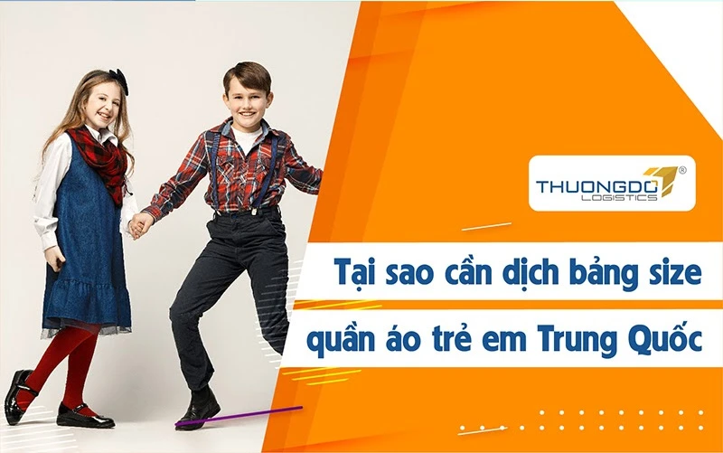 Bảng size quần áo trẻ em Trung Quốc khác gì với trẻ em Việt Nam