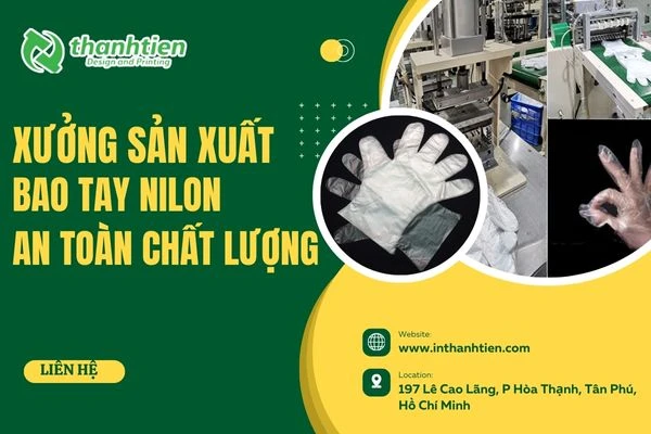 Bao tay nilon dùng 1 lần giá tốt, đảm bảo [An Toàn VSTP]