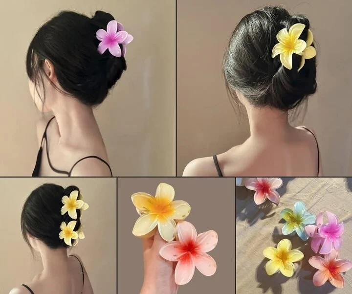 Kẹp tóc hoa sứ - Biểu tượng của sự lãng mạn