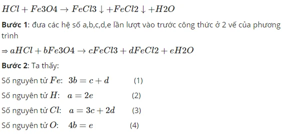 Bài Tập Cân Bằng Phương Trình Hóa Học Và Phương Pháp Giải