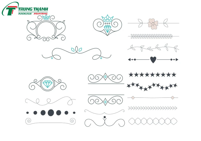 Free Download Mẫu Khung Viền Hoa Văn Vector