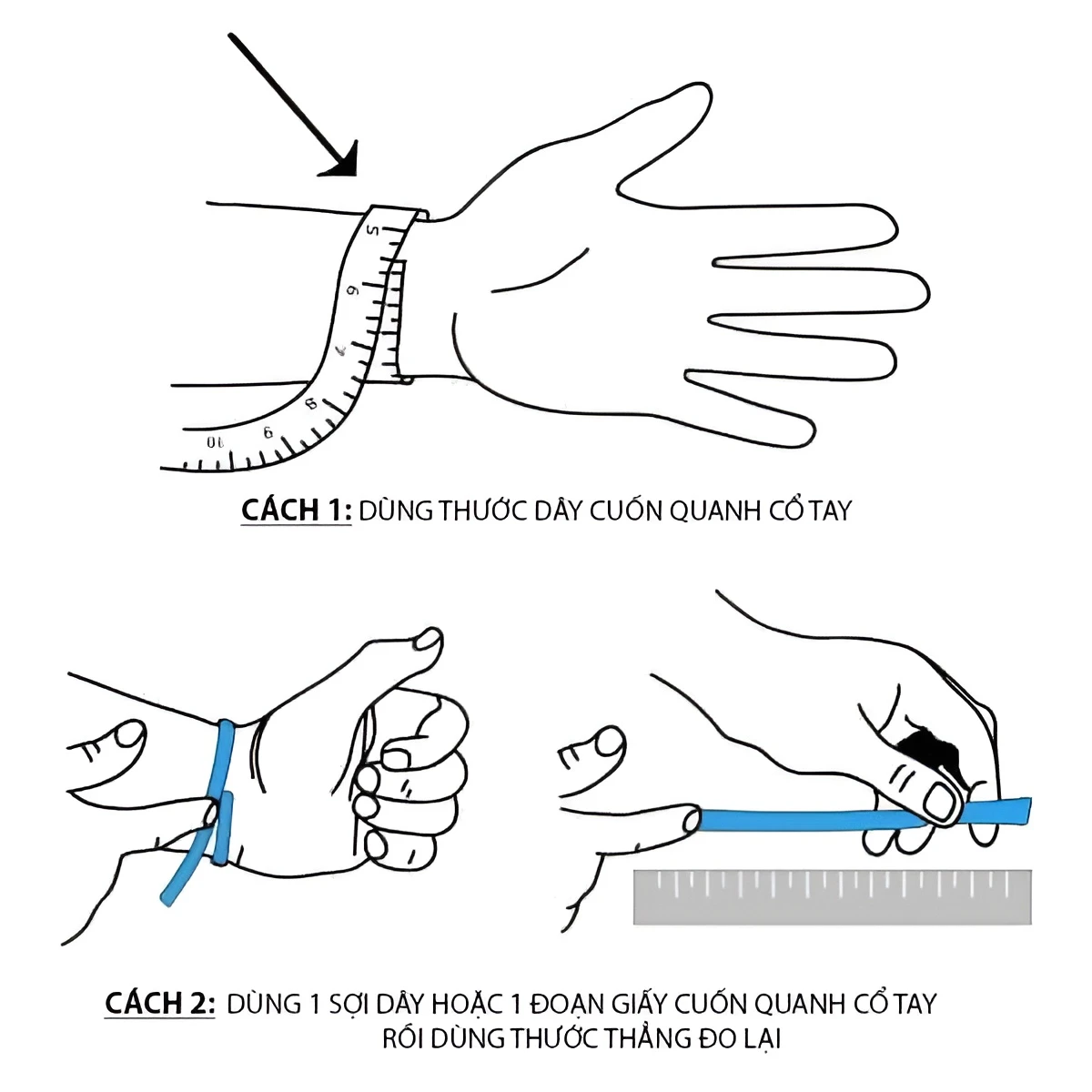 Cách đo size vòng tay nhanh chóng CHUẨN nhất