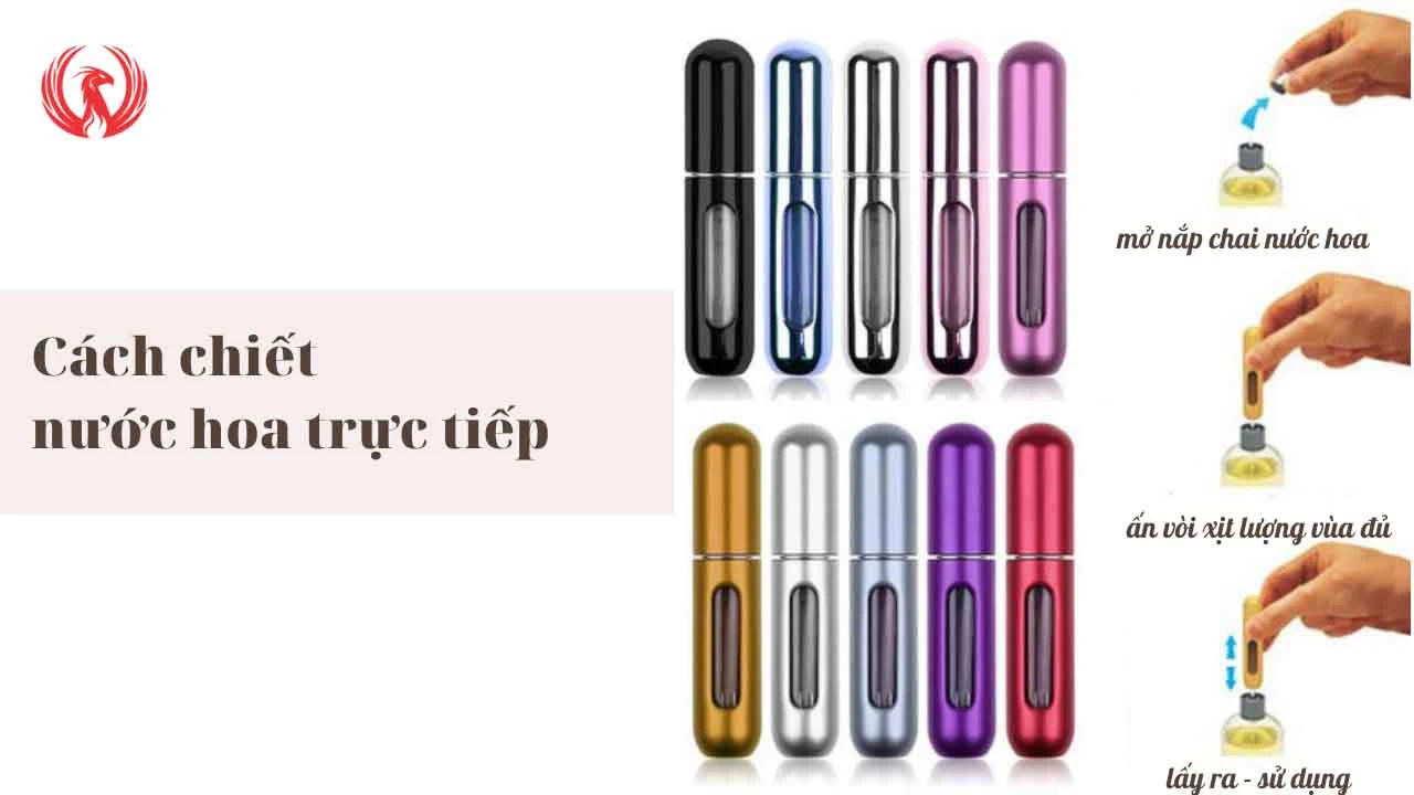 Cách chiết nước hoa ra chai nhỏ đơn giản