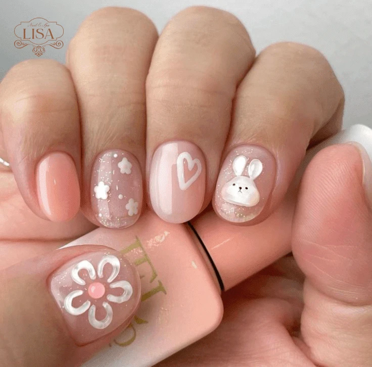 50+ Mẫu Nail Màu Hồng Thạch Đẹp hottrend Cho Các Nàng