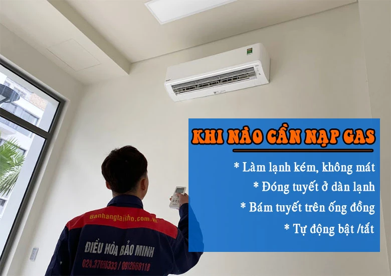 Nạp gas điều hòa bao tiền? Bảng báo giá nạp gas điều hòa mới nhất