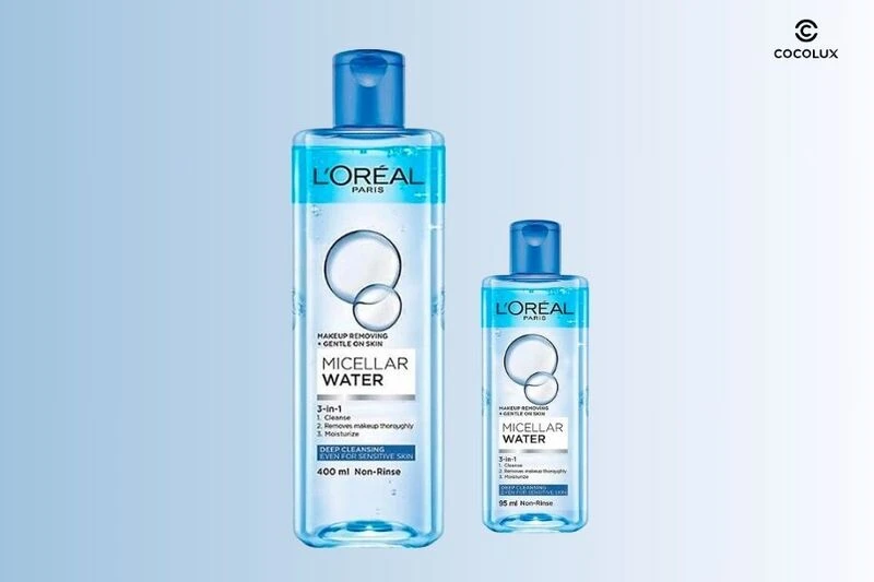 Review Nước Tẩy Trang Loreal Xanh Đậm Micellar Water Làm Sạch Sâu Trang Điểm