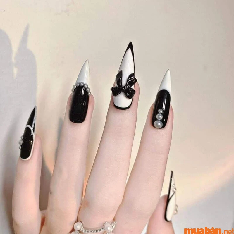 Mách bạn 18 Mẫu nail nhọn đẹp, cá tính và sành điệu nhất hiện nay