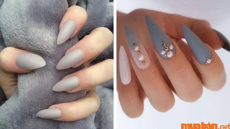 Mẫu móng tay nhọn đẹp 2023 cho vẻ đẹp hoàn hảo