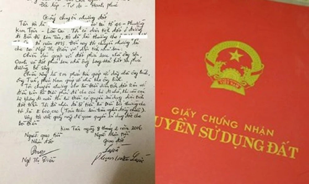 Giấy cố đất viết tay: Quy định và ứng dụng thực tiễn
