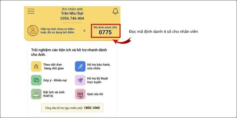 Cách tích điểm, đổi điểm Quà Tặng VIP BHX, TGDĐ, ĐMX, AnKhang, AvaKids - Thegioididong.com