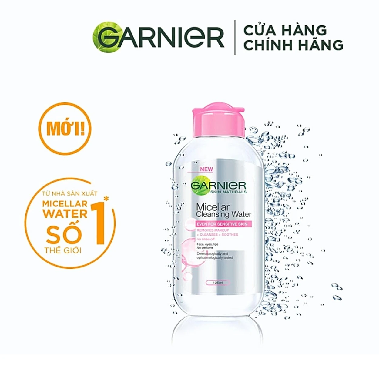 Nước tẩy trang Garnier màu vàng 400ml