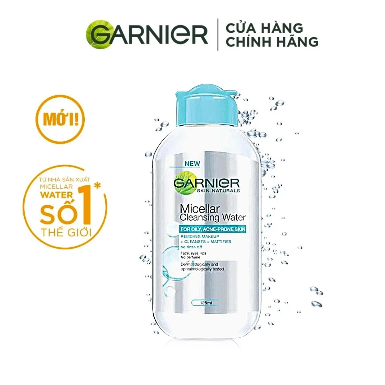 Nước tẩy trang Garnier màu vàng 400ml