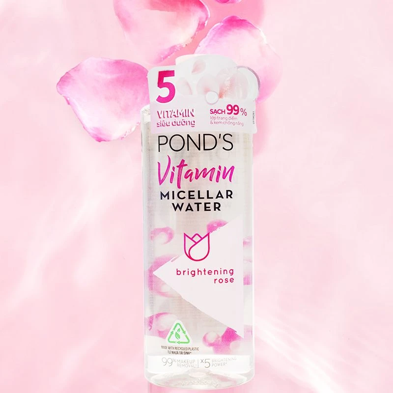 Nước Tẩy Trang Sạch Sâu Sáng Mịn POND'S Vitamin Micellar Water - SẠCH SÂU 400ml