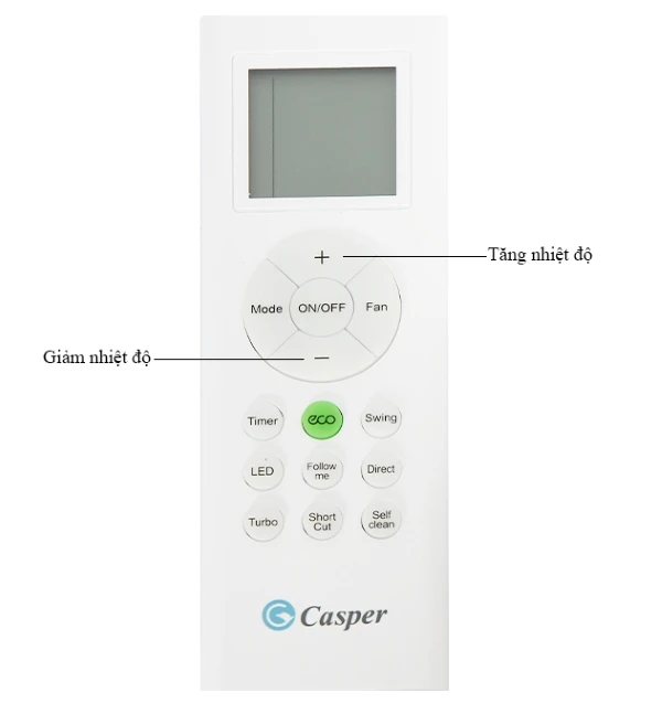 Cách sử dụng remote máy lạnh casper đơn giản