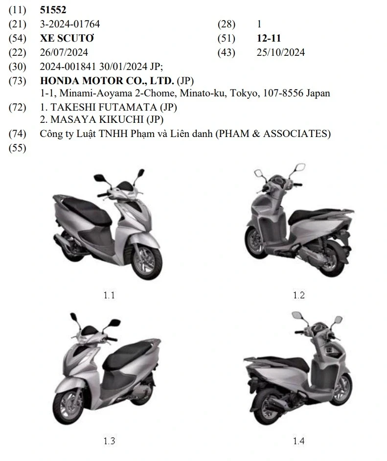 Honda đăng ký loạt xe tay ga mới tại Việt Nam, có mẫu dễ