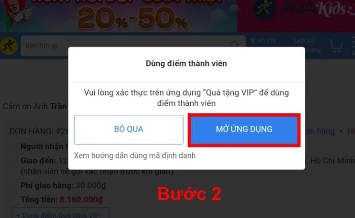 Hướng dẫn tích điểm và sử dụng điểm từ Quà Tặng VIP