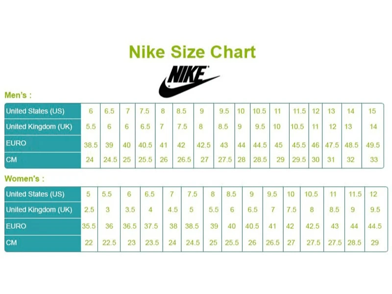 Cách đo size giày Nike đơn giản, chính xác nhất