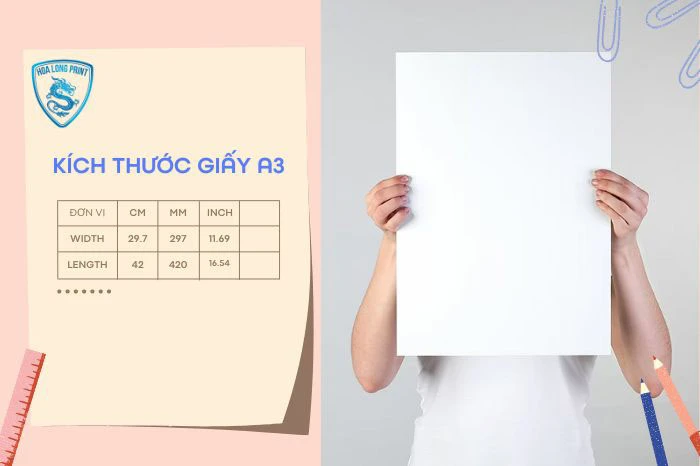 Kích thước A3 là bao nhiêu - Mẹo nhớ các Size giấy A3 và A4