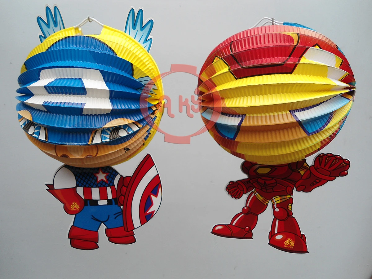 Lồng đèn trung thu giấy xếp thú