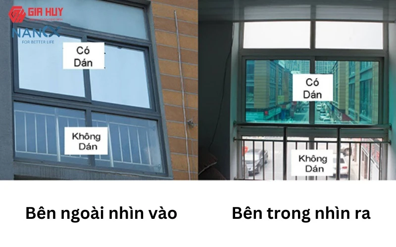 Báo giá giấy dán kính 1 chiều đảm bảo riêng tư | Giá rẻ nhất tại Gia Huy