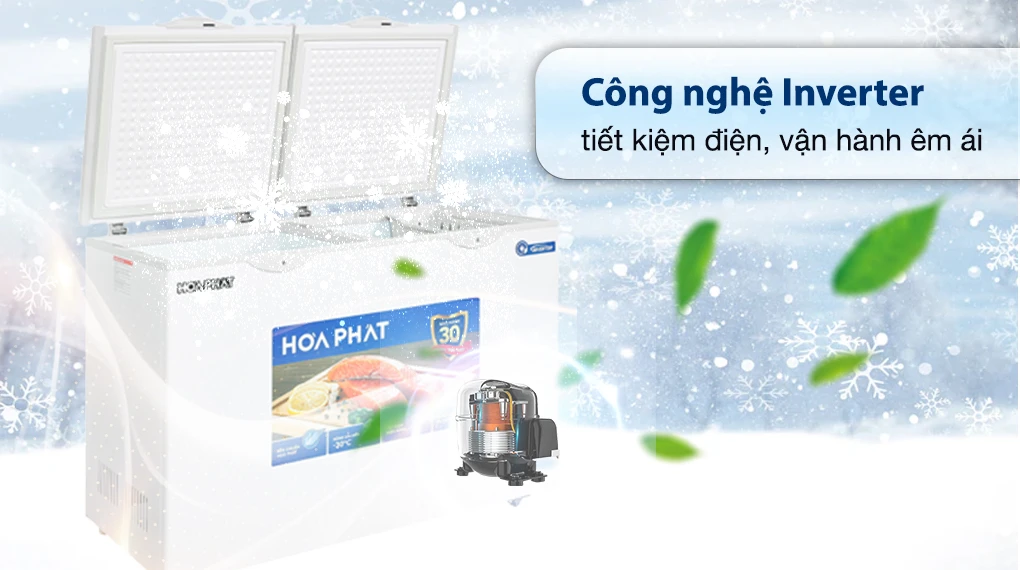 Tủ đông Hòa Phát Inverter 271 Lít HPF BD8271