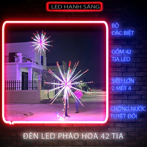 Đèn LED Pháo hoa ngoài trời có âm thanh An Khang