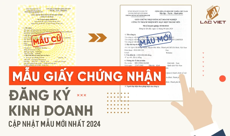 Mẫu giấy chứng nhận đăng ký kinh doanh [Mẫu mới 2024]