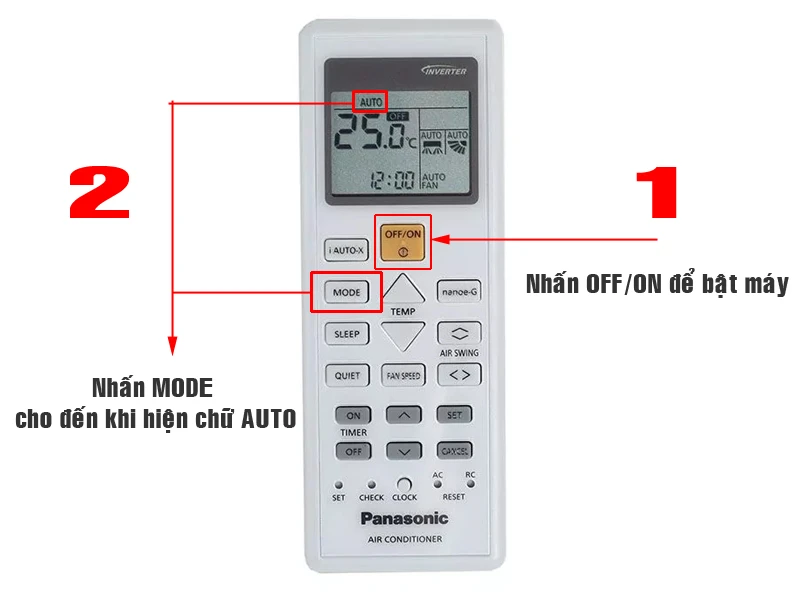 Chế độ auto của điều hòa Panasonic [Chi tiết từ A đến Z]