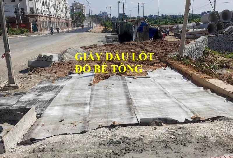 Giấy Dầu Lót Đổ Bê Tông