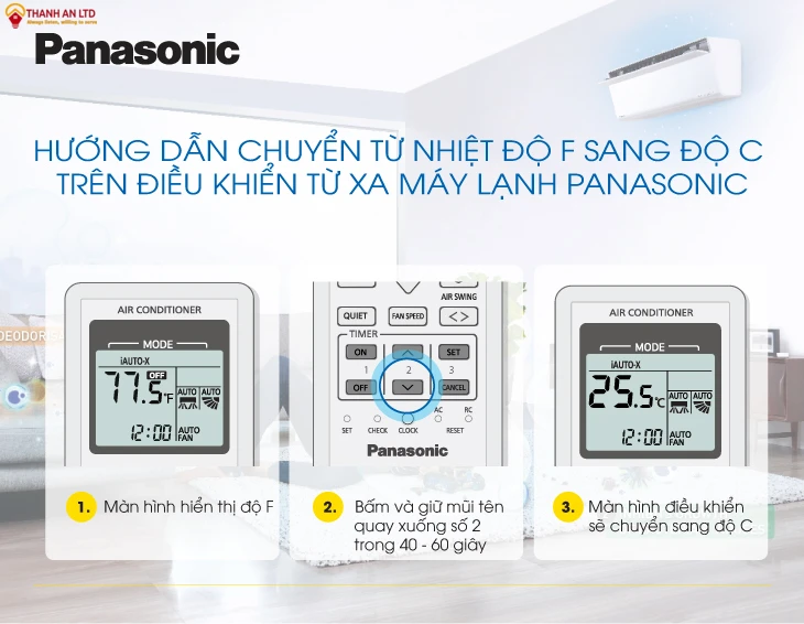 Hướng Dẫn Sử Dụng Điều Khiển Điều Hòa Panasonic Hiệu Quả Nhất