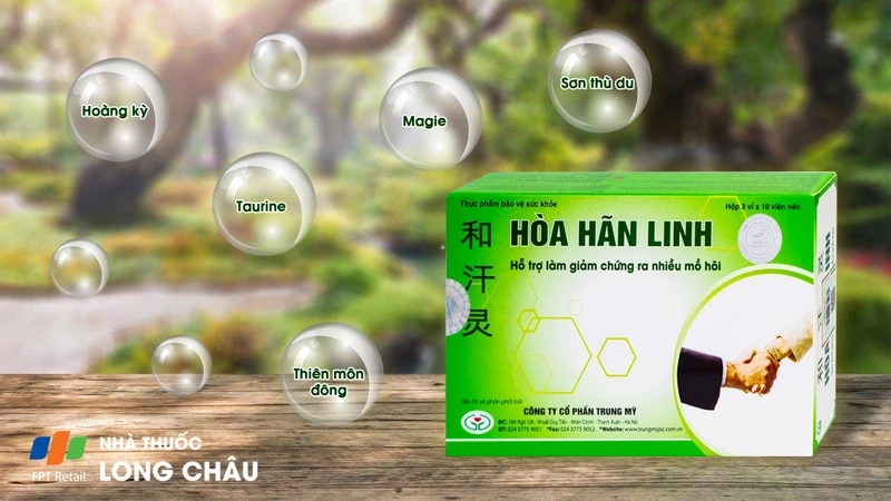 Viên uống Hòa Hãn Linh hỗ trợ làm giảm chứng ra mồ hôi nhiều (3 vỉ x 10 viên)