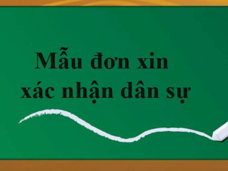 Mẫu giấy xác nhận dân sự | Đơn xin xác nhận dân sự đi làm 2024