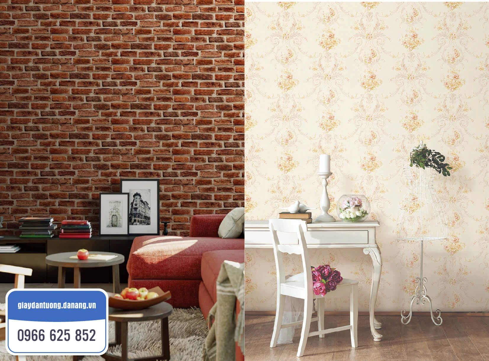 Giấy dán tường Đà Nẵng, Tư vấn báo giá thi công giá rẻ