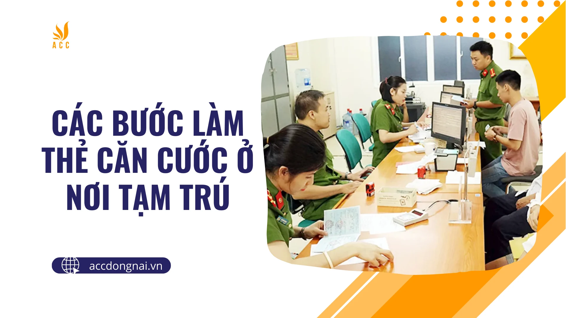 Làm thẻ Căn cước tại nơi tạm trú được không?