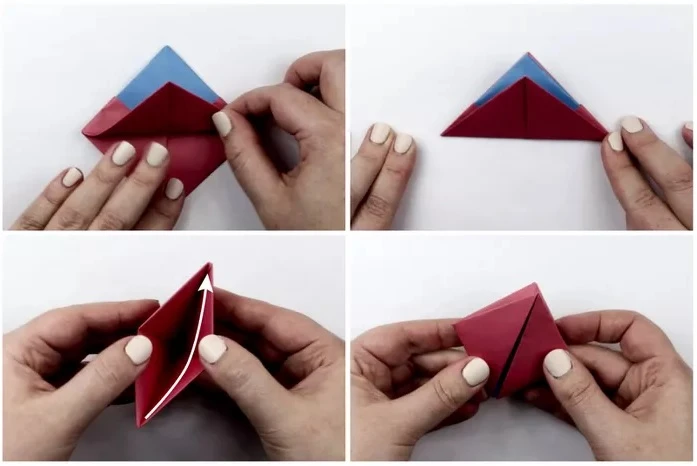 Cách Gấp Thuyền Giấy Đơn Giản Có Buồm - Origami