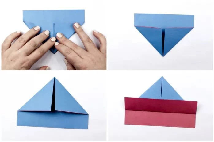 Cách Gấp Thuyền Giấy Đơn Giản Có Buồm - Origami