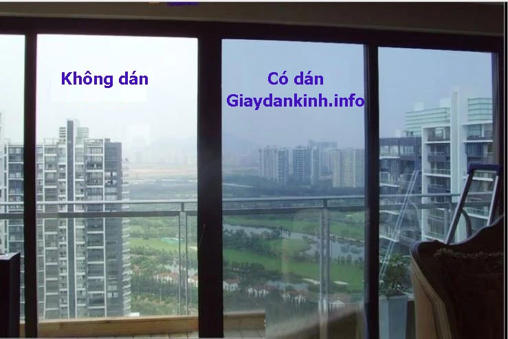 Giấy dán kiếng chống nắng cách nhiệt cho cửa kính