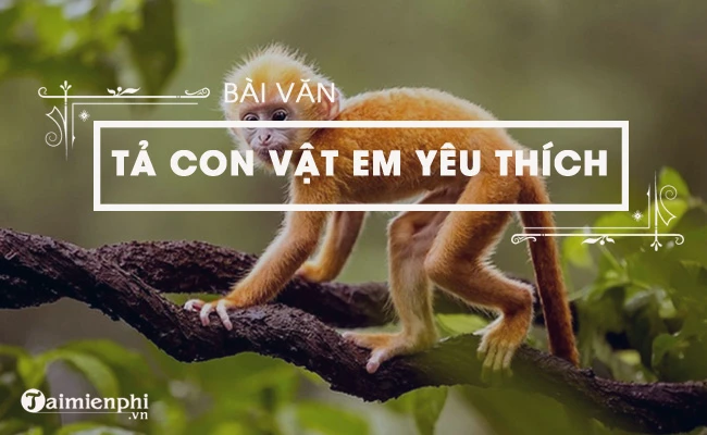 Văn mẫu tả một con vật mà em yêu thích, ngắn gọn, hay nhất