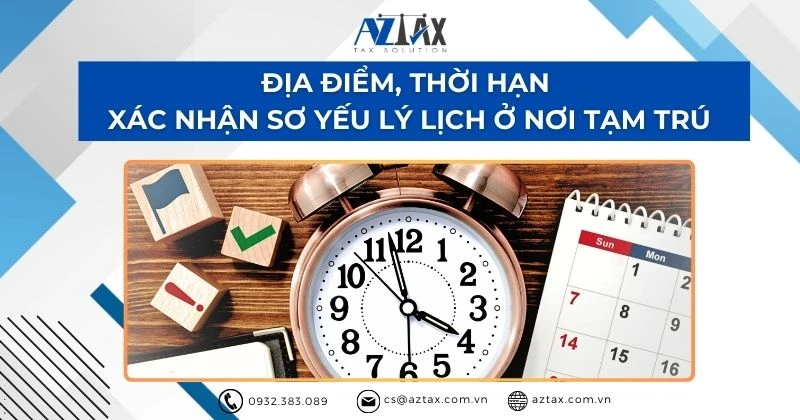 Có thể xác nhận sơ yếu lý lịch ở nơi tạm trú không?