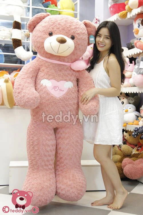 Gấu Bông Teddy Angel Hồng 1m7 | Gấu Bông Teddy